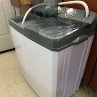 Costway High Efficiency Portable Washer & Dryer Combo in White and Gray FP10030