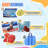 Outsunny Kids Inflatable Water Slide