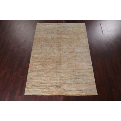 Tapis naturel en laine Gabbeh 6 x 9