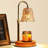 Vintage Style Candle Warmer Lamp With Timer & Dimmer - Electric Wax Melter Light For Jar Candles, Housewarming Gift With 2 Bulbs(Candle Not Included)