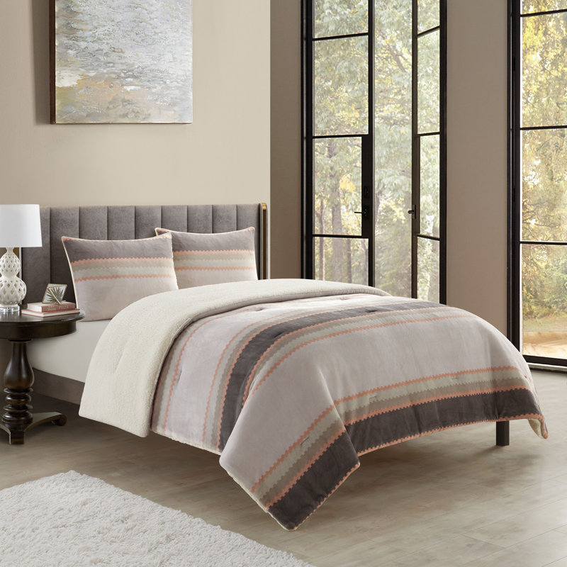 Ensemble d'édredon 3 pièces Briar Briar, Édredon pour très grand lit + 2 très grandes ta