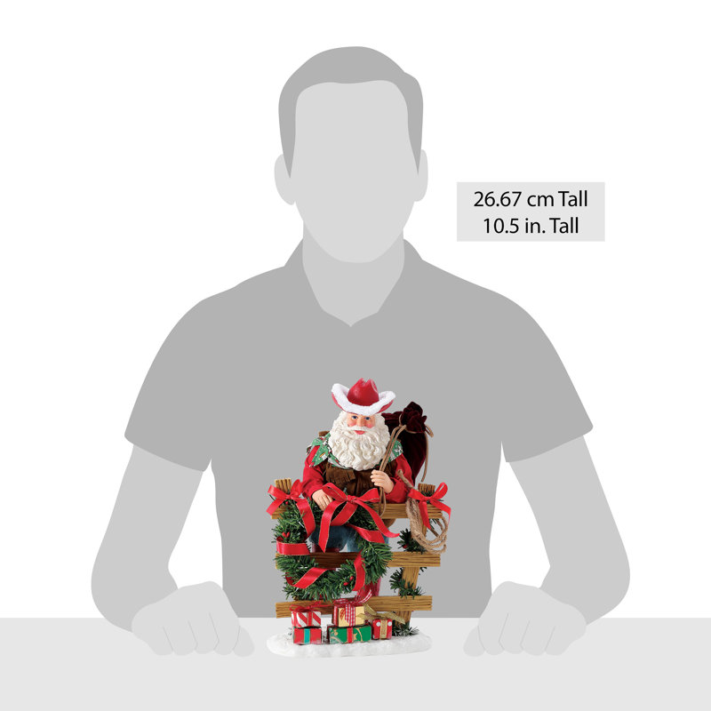 Figurine de Noël possible Père Noël Sports et loisirs possibles 10,5 pouces