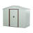 6 X 4 Ft Outdoor Storage Shed, All Weather Tool Shed For Garden, Backyard, Lawn, Black