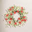 Couronne de fleurs artificielle 24 po avec fleurs et fleurs-222940785