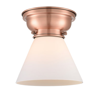 Plafonnier encastré 1 lumière 8 po Aditi Cone