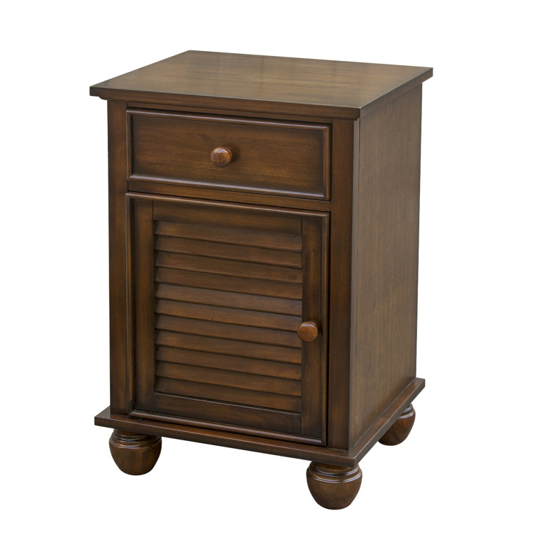 Jamarais 20'' W Solid Wood Nightstand