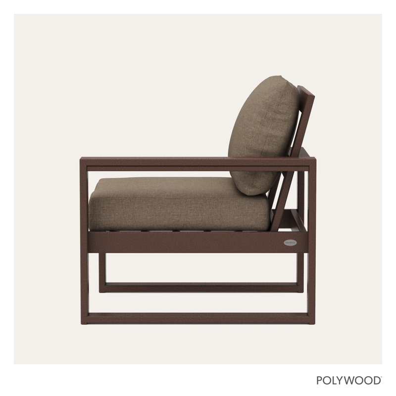 Méridienne d'extérieur POLYWOOD, Revolution® épicé brun, Acajou