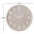 QXA810YLH Wall Clock, Light Brown-970993170