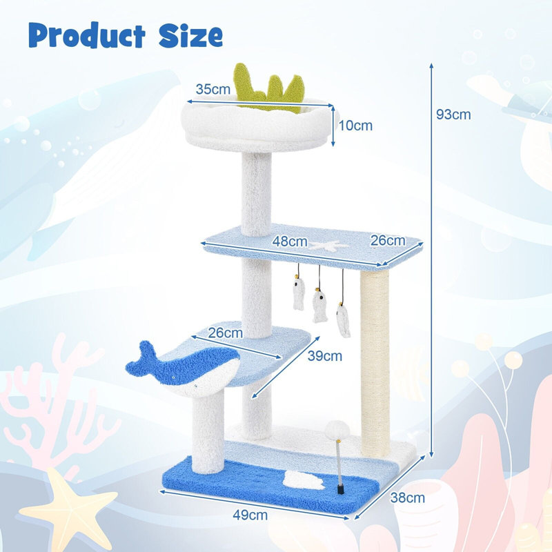 Mignone 93cm H Cat Tree