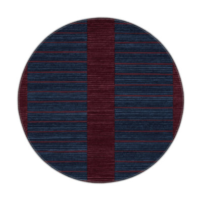 HorizontalStripes Gray Indoor and Outdoor Area Rug