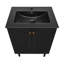 Meuble-lavabo autoportant 24 po en chêne noir avec comptoir noir Bron-1297304509-1297304481-1297304505