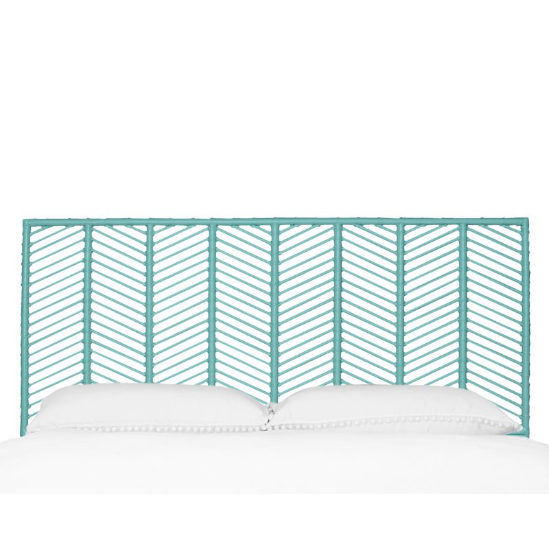 Tête de lit Liam, Très grand lit, Turquoise