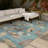Machine Washable Indoor/Outdoor Chantille ACN2649 Botanical Rug-697883369-697883371