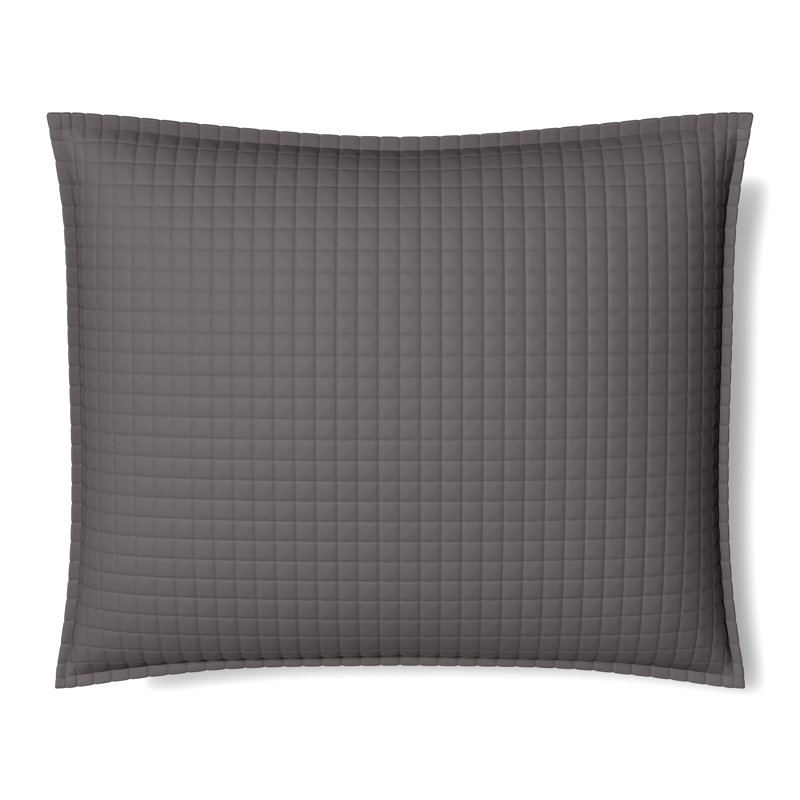 Ready-to-Bed Rectangular Pillow Cover & Insert, Gray