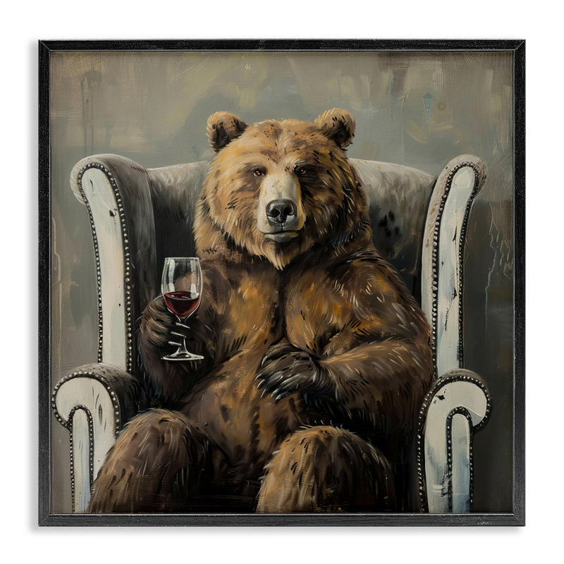 «It Was A Rough Day», estampe numérique, conception de Tina LeCour, H 17 po x l 17 po, Giclée encadrée noir minuit