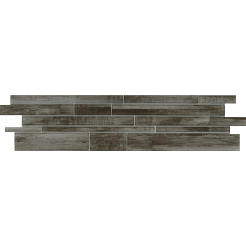 Zen Peace 6 in. x 24 in. Glossy Glass Wall Tile (10.63 sq. ft./Case), Quiet