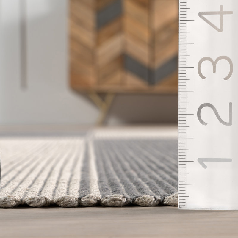 Tapis en coton à carreaux Hertford, Rectangulaire 3 pi x 5 pi