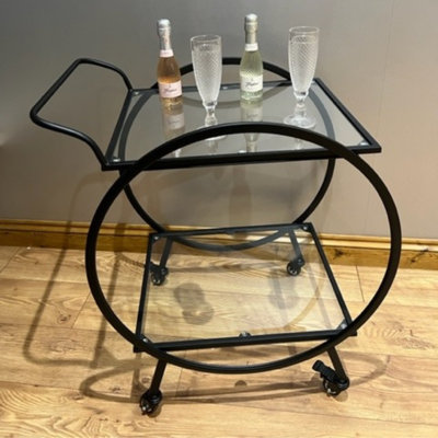 Jamyl Metal Bar Cart