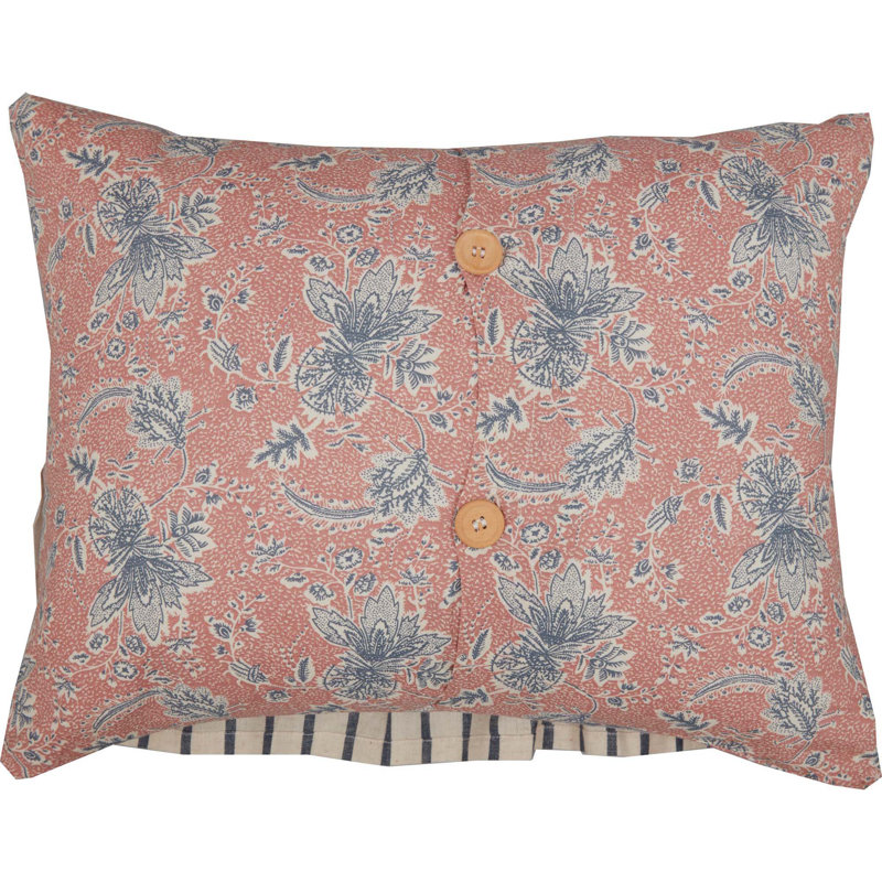 Cotton Reversible Throw Pillow