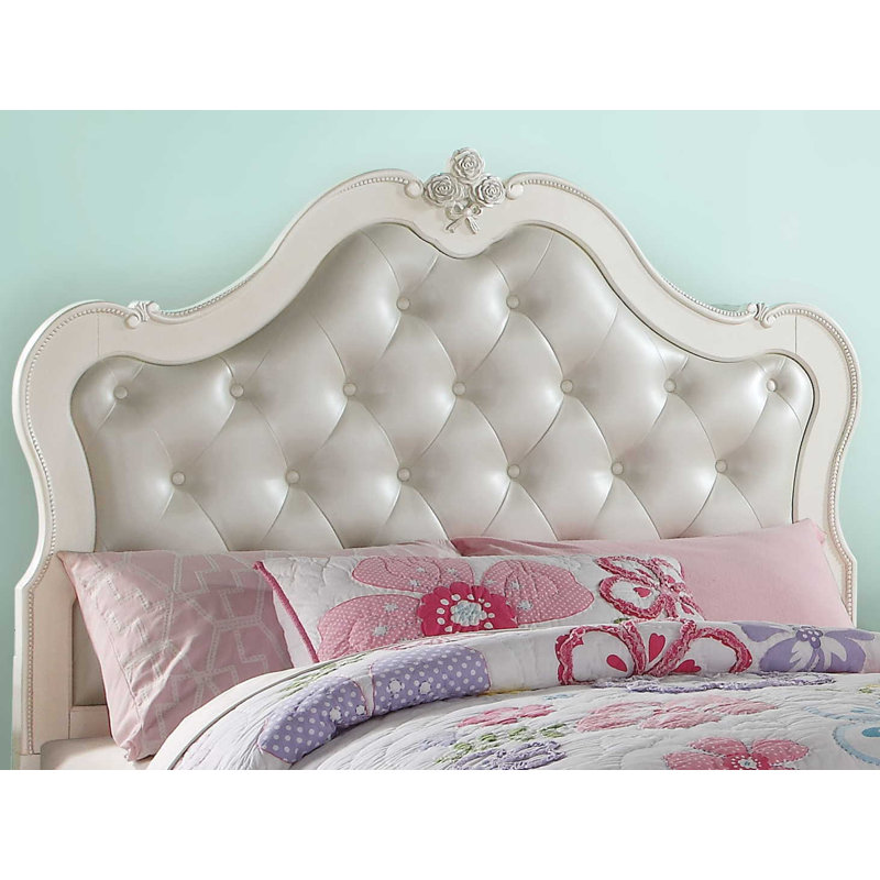 Shevlin Vegan Leather Platform Bed, Twin