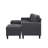 Cordory Upholstered Modular Sectional With 2 Ottomans-650184272