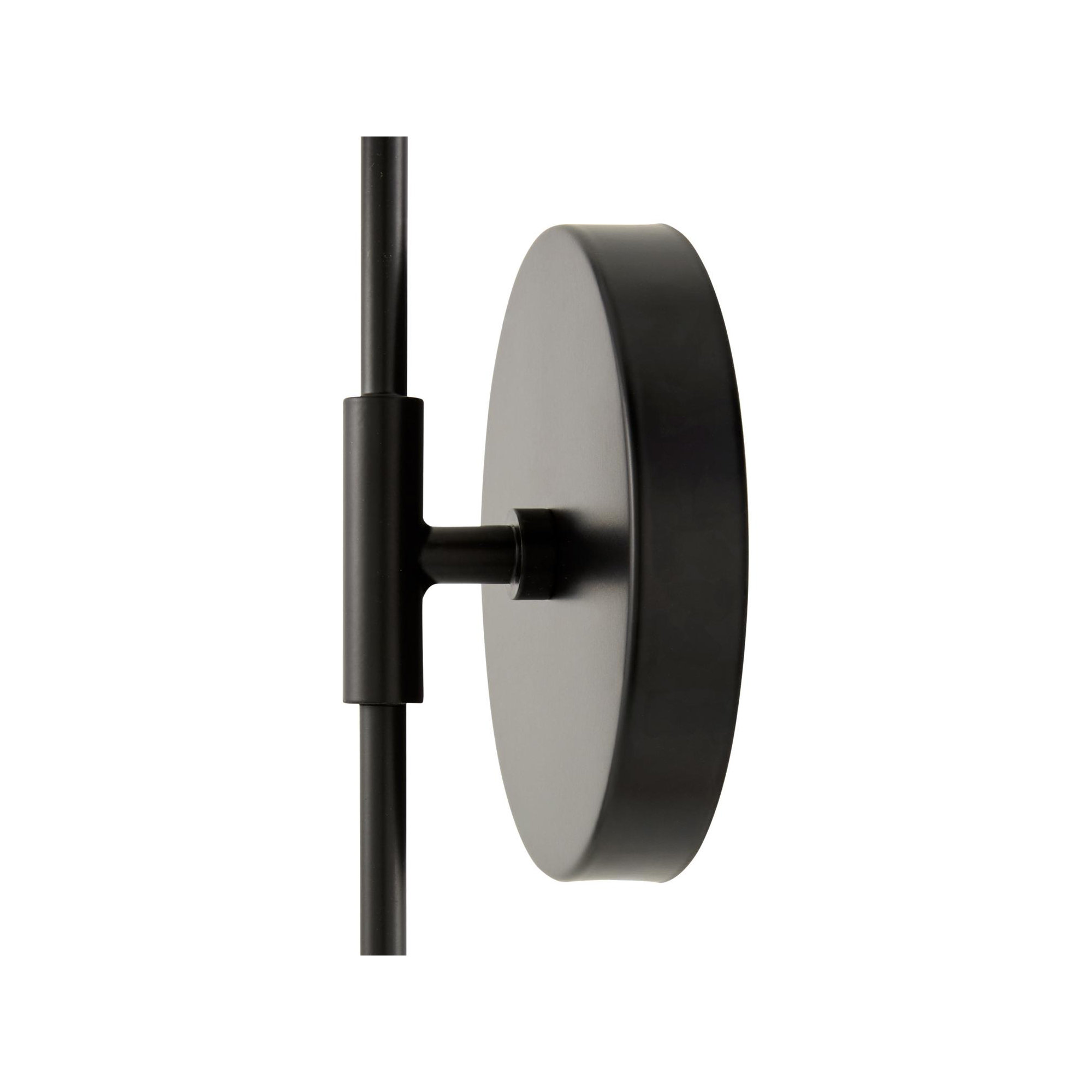 Coallier 20" H 1-Light Hardwired Wall Sconce, Black