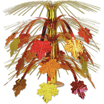 PMU Thanksgiving Decorative Fall Leaves Cascade Centerpiece 18inch Decoration 1pkg Pkg1