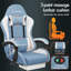 Brayden Studio Fabric Gaming Chair with Headrest-1169783379