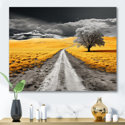 " Road Through Yellow Prairies VII "