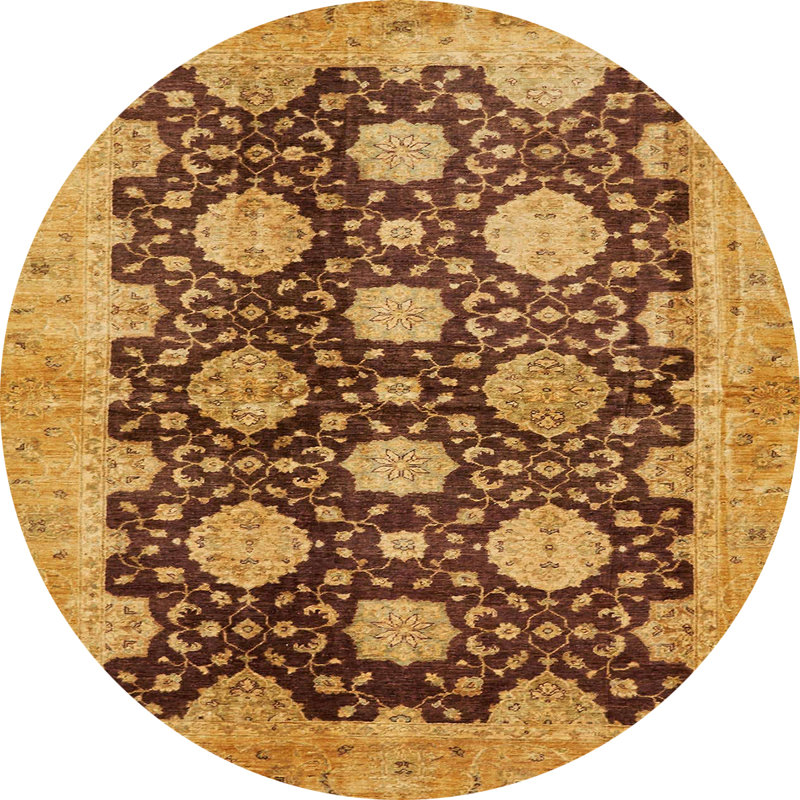 Tapis abstrait moderne 695, Rond 3 pi