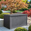 Boîte de terrasse verrouillable en résine pour l'intérieur et l'extérieur-108191035