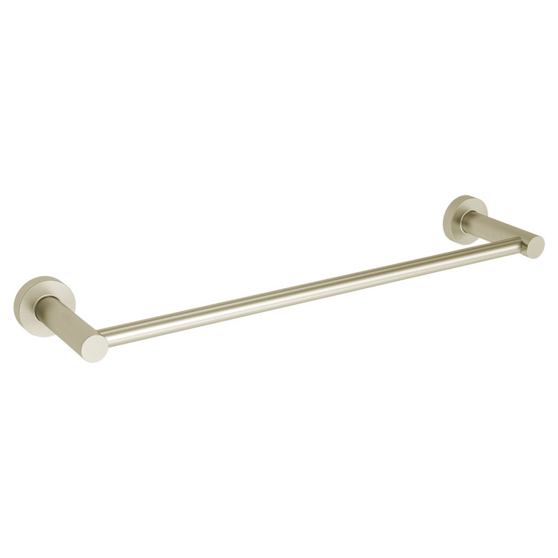 Barre à serviettes murale ronde moderne Universal, Nickel brossé