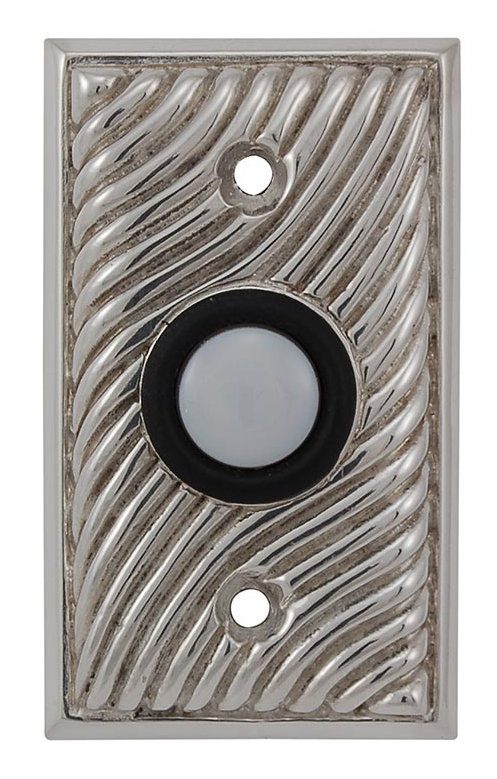 Push Button Doorbell, Antique Gold