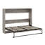 Lit armoire mural en bois