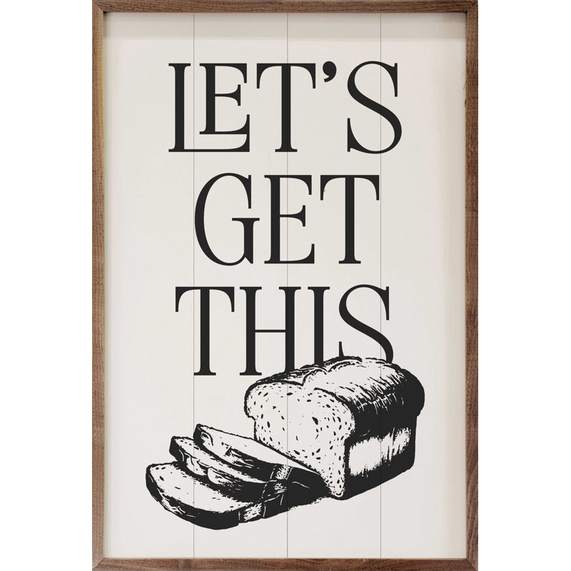 Let's Get This Bread - blanc, H 8 po x l 5 po