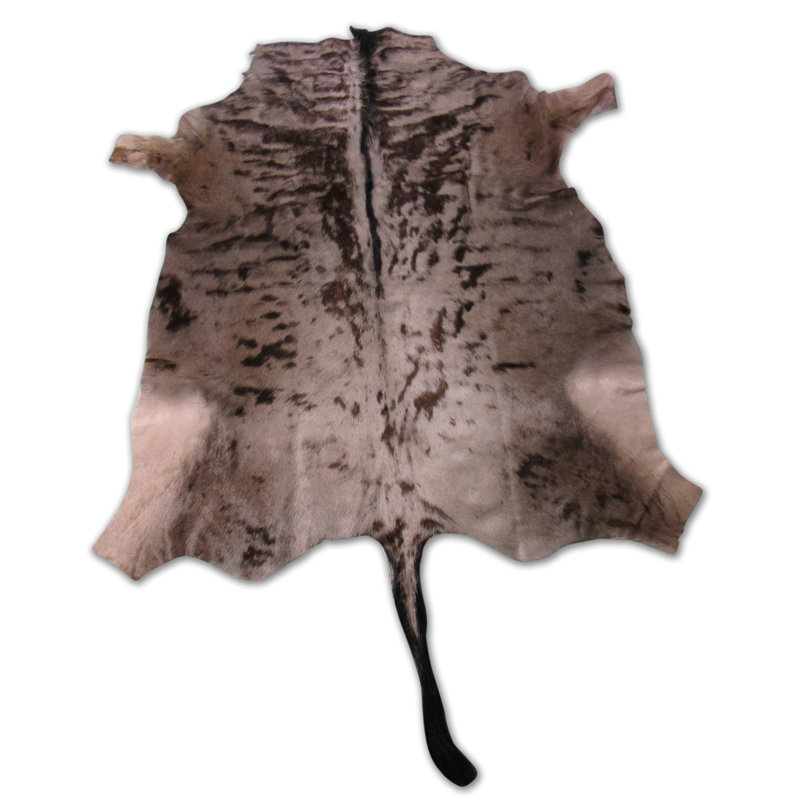 Bessye Handmade Real Wildebeest Skin Rug