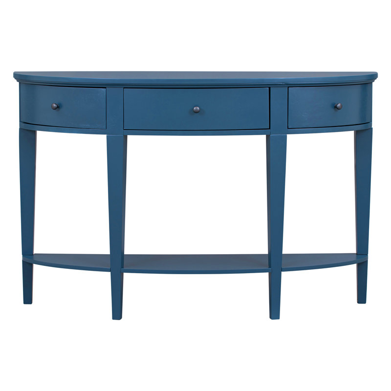 Ladedra 51.1'' Console Table, Navy Blue