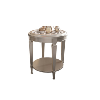 Glass Top End Table
