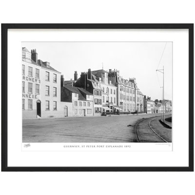 Guernsey, St Peter Port Esplanade 1892 by Francis Frith - Single Picture Frame Print