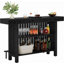 Unité de bar 63 po Modern Black