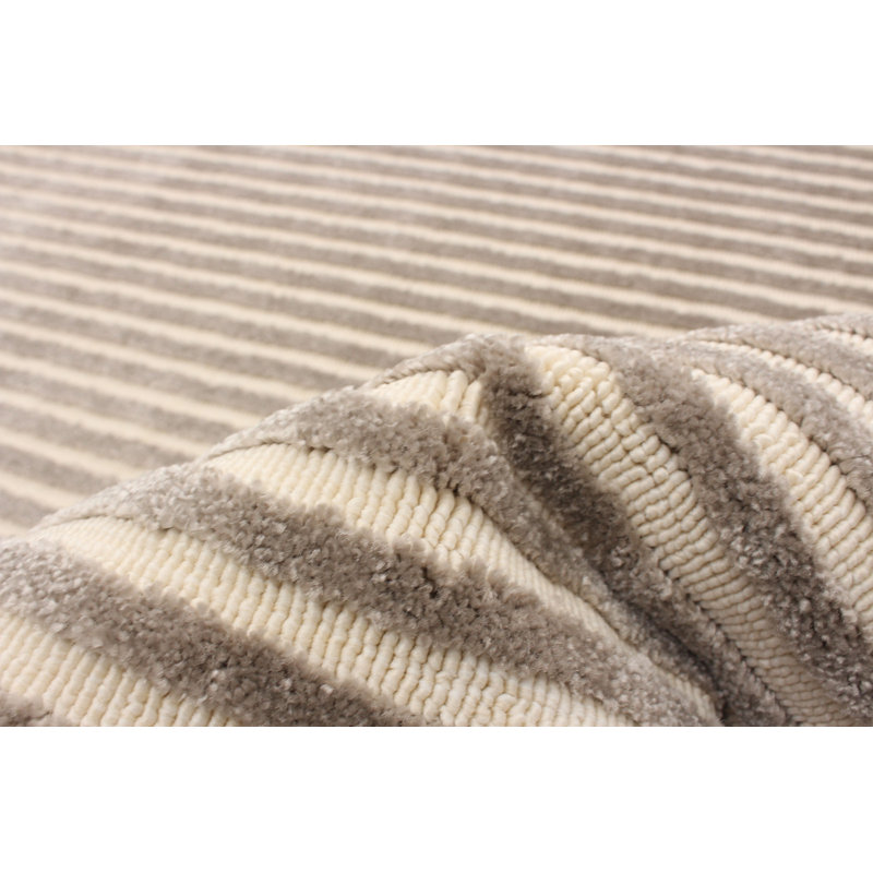 Ensemble de tapis taupe Coates, Rectangle 3 pi 11 po x 5 pi 7 po
