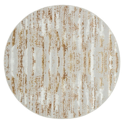Collection Shimmer Skin Woven Round Area Rug