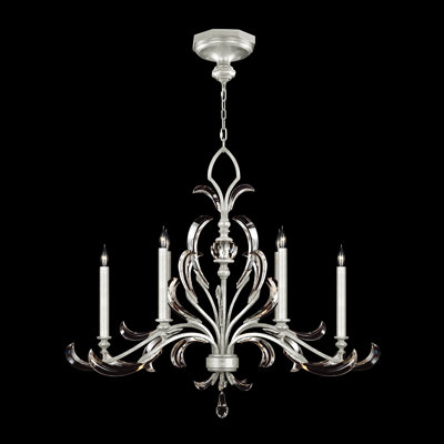 Beveled Arcs 6 - Light Chandelier