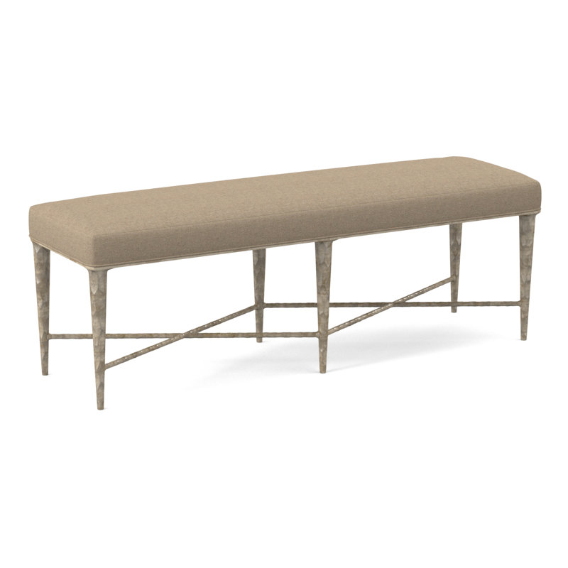 Banc ciselé, 100% polyester Elise lin