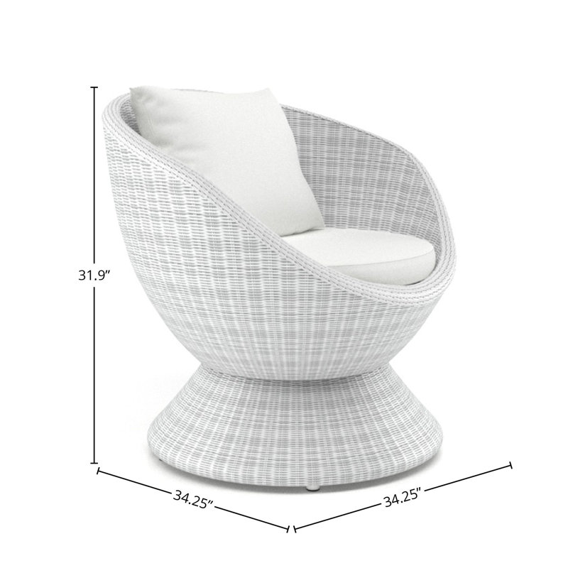 Cosmos Outdoor Swivel Lounge Chair