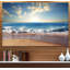 Sunrise Sea Sunset beach, art mural sur toile côtière, reproduction d'art sur la plage-377589852-377589849
