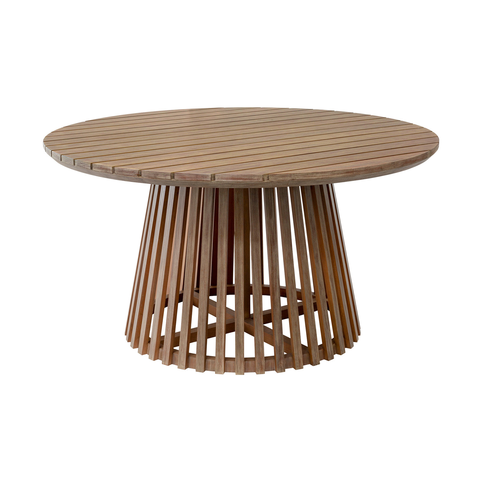Bardolf 55" Eucalyptus Patio Dining Set