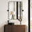 Kellner 24x32'' Rectangular Aluminum Framed in Matte Black Modern Bathroom Pivot Wall Mirror