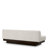 Sofa Bastion Seashell Off-White Charcoal Veneer