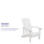 Chaises Adirondack d'extérieur en résine de polyester toutes saisons Balasi-93255237